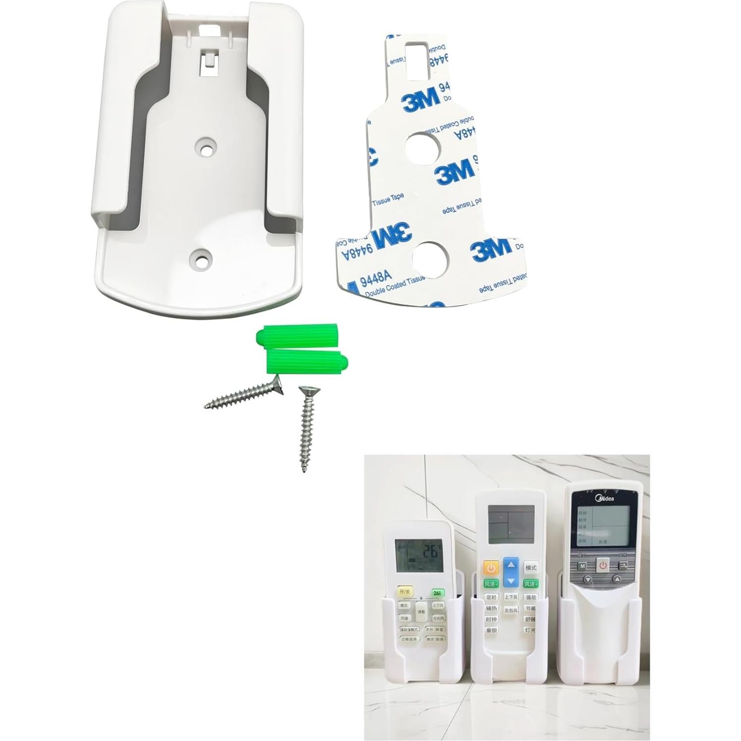 Soporte de Control Remoto Montado en Pared ZHUUO Blanco