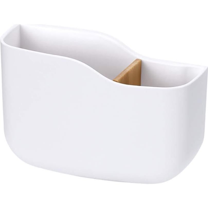 Soporte Organizador de Control Remoto Whillar Blanco 14x5.5x9 cm