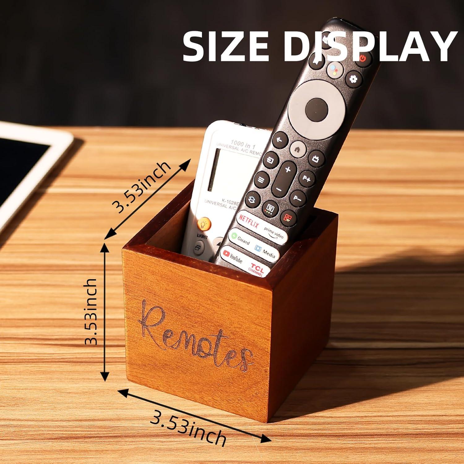 Soporte para Control Remoto NOOETAH de Madera 8.89 cm Marrón
