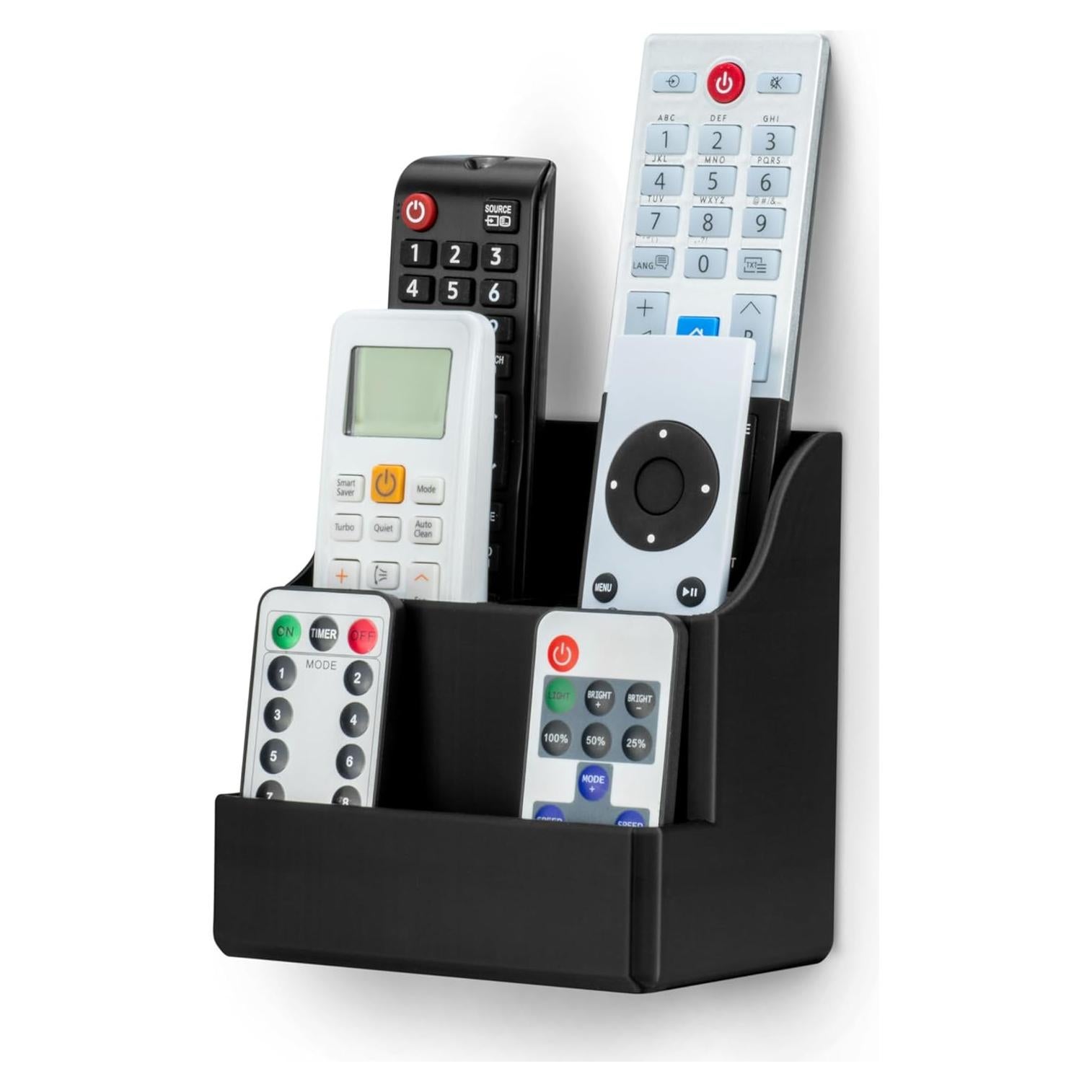 Soporte de Pared BRAINWAVZ para Control Remoto Negro