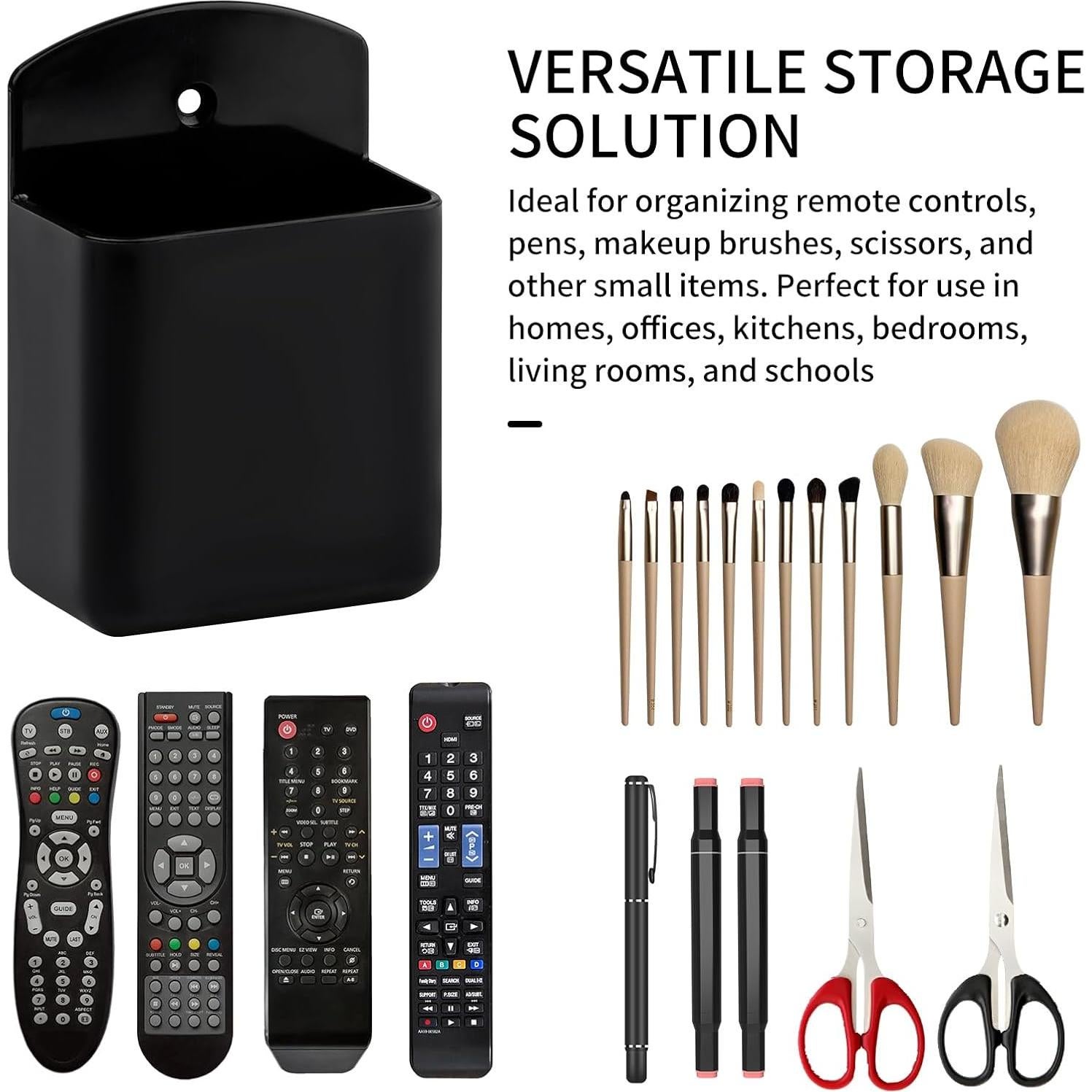 Soporte de Control Remoto de Pared Motroce - 2 Paquetes, Negro