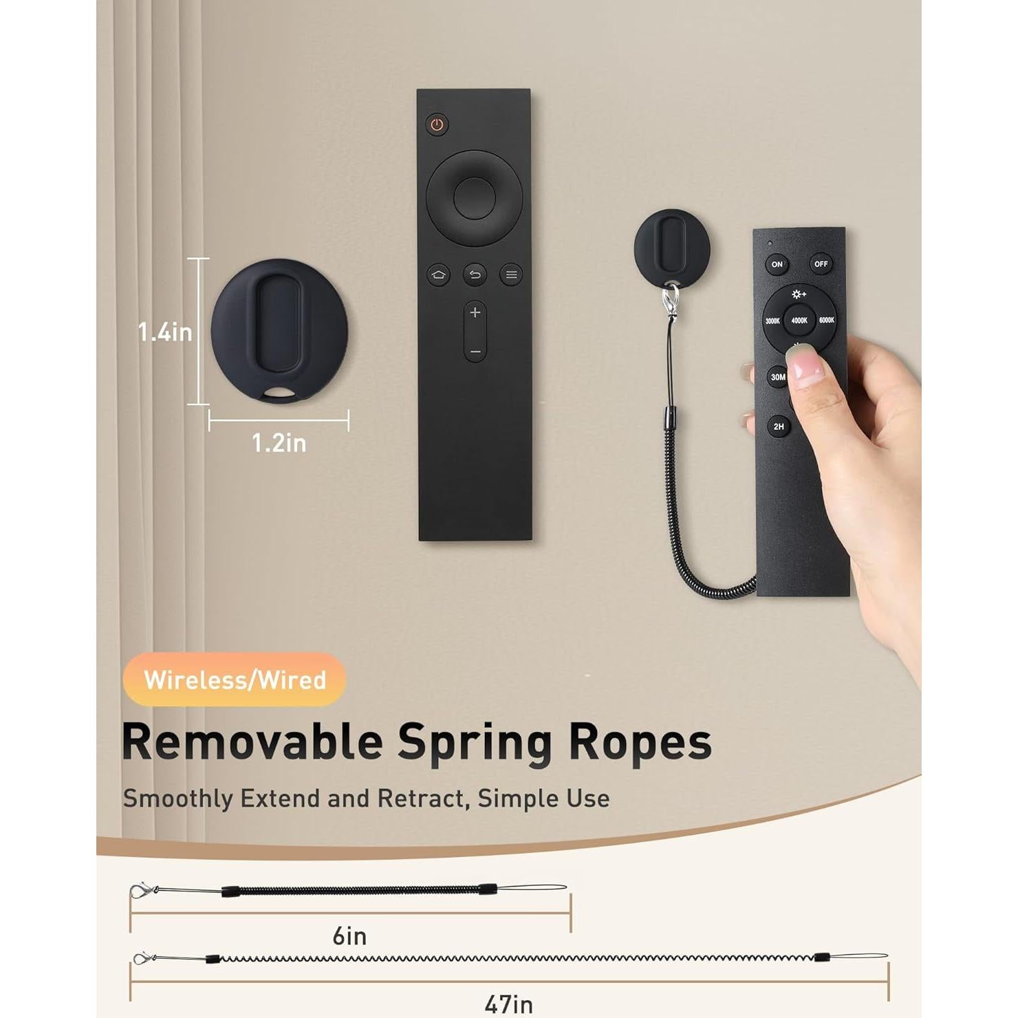 Soporte de Pared Magnético AGPTEK para Control Remoto 2 en 1