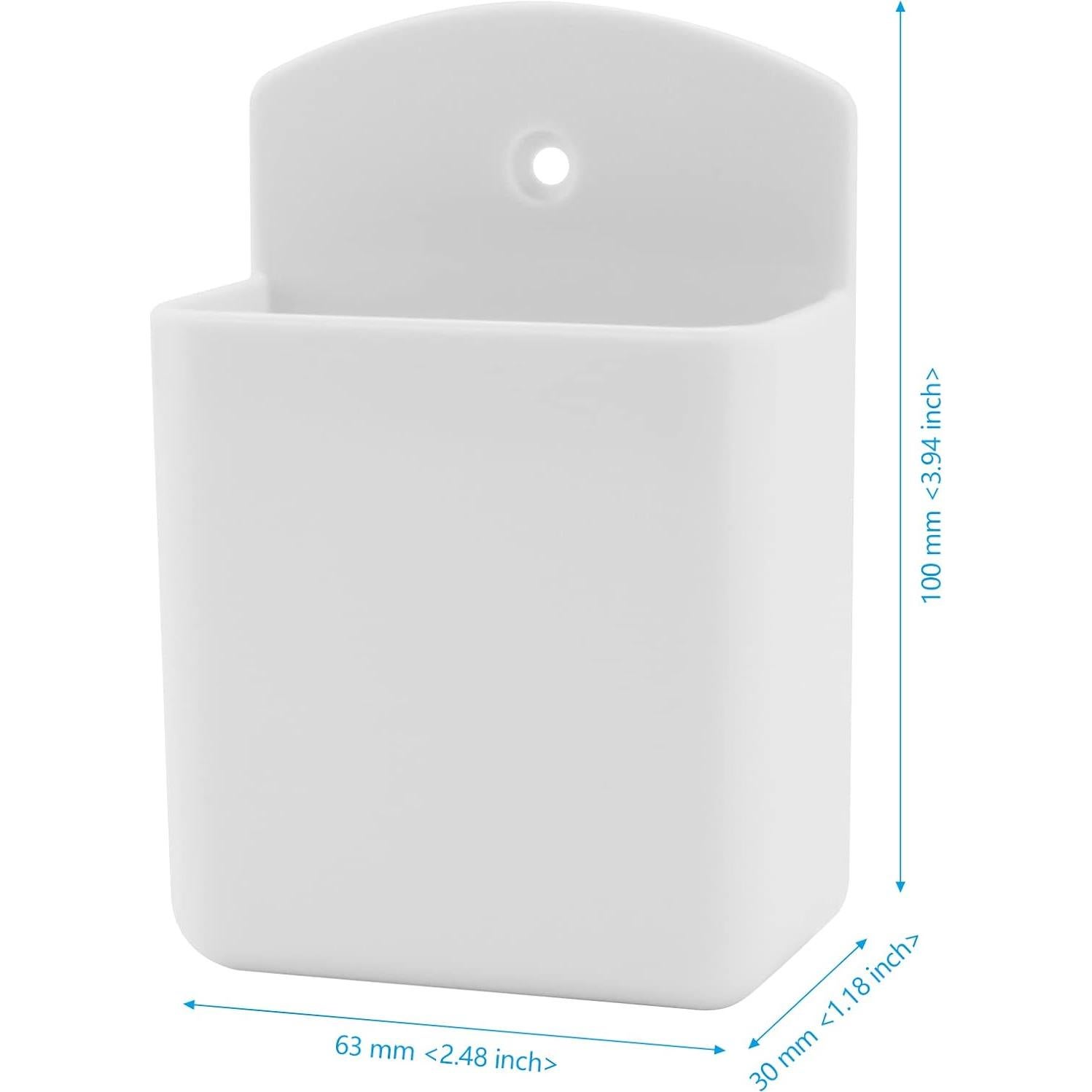 Soporte de Control Remoto de Pared SEHOI 4 Piezas Blanco