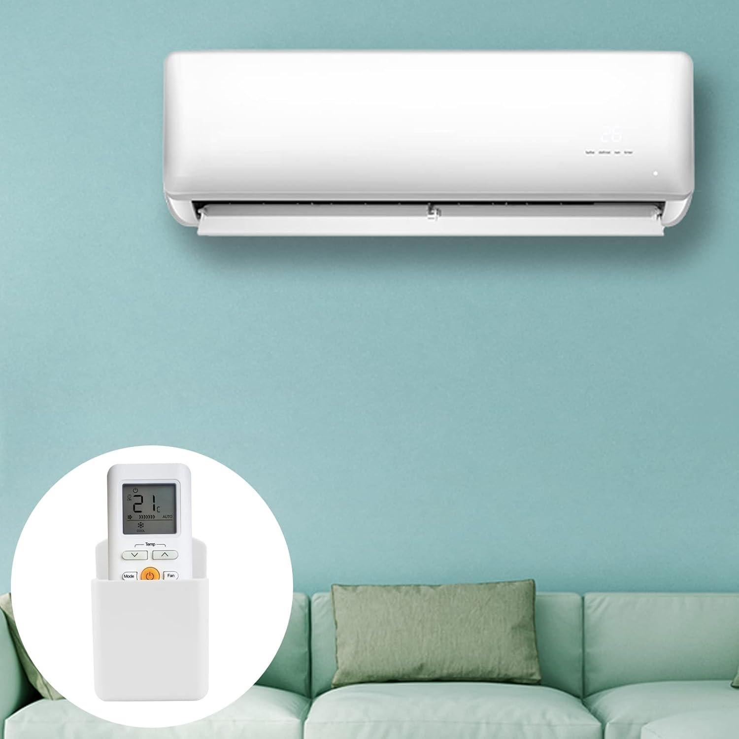 Soporte de Control Remoto de Pared SEHOI 4 Piezas Blanco