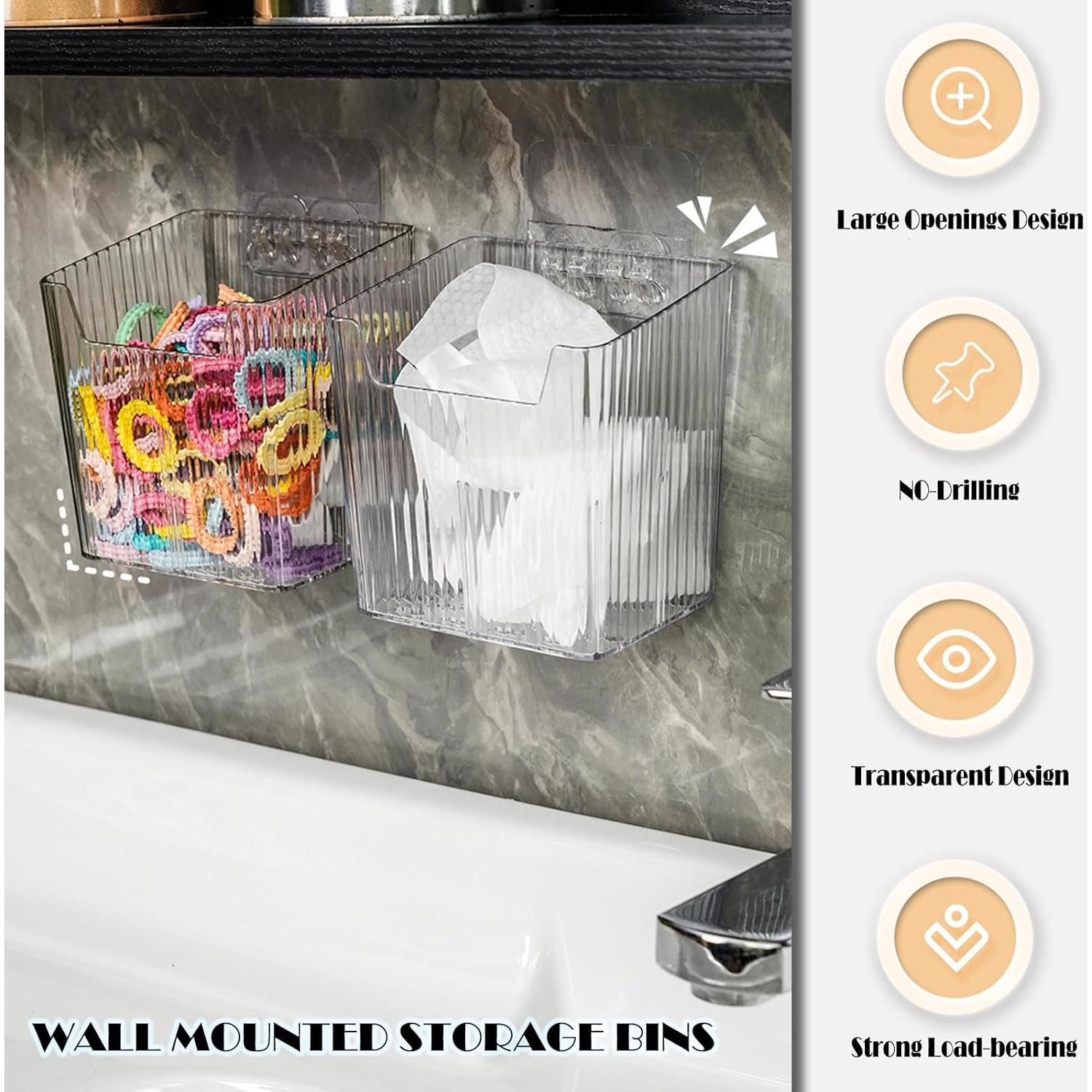 Organizadores de Pared Transparentes Lae Nuvole - 4 Piezas