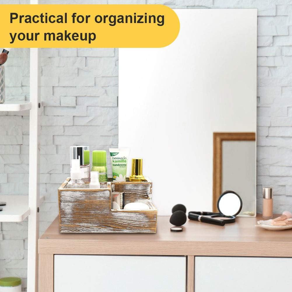 Soporte Organizador de Madera Coideal con 3 Compartimentos