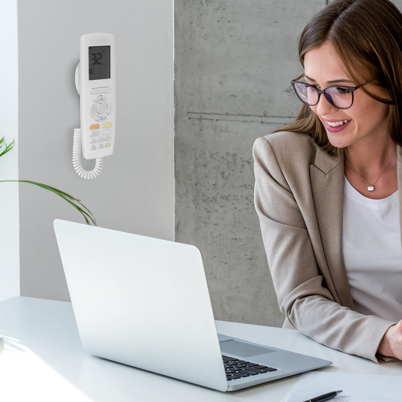 5 Soportes Magnéticos para Control Remoto UKCOCO - Cable Retráctil 150 cm