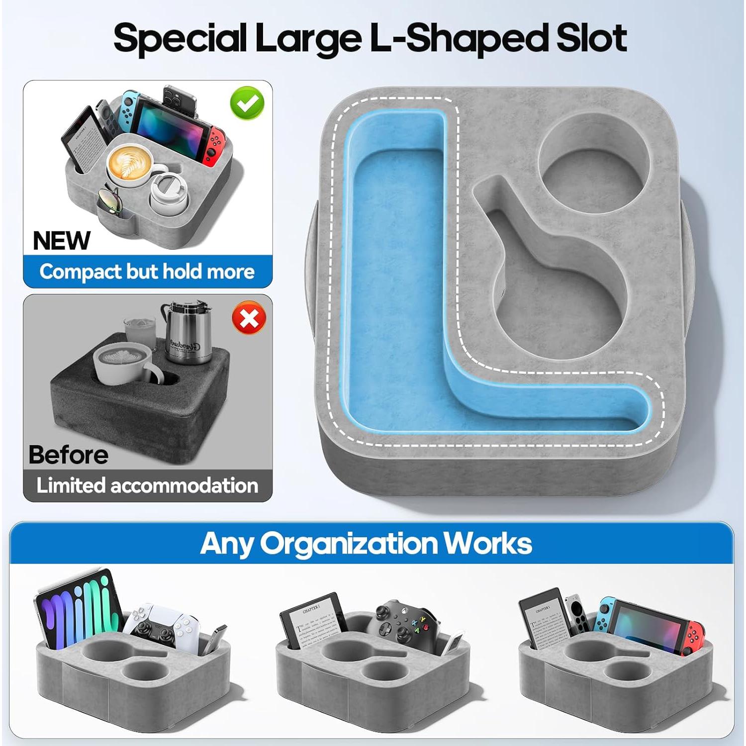 Cojín Soporte para Taza Heyife HY-P5398G Gris Ceniza