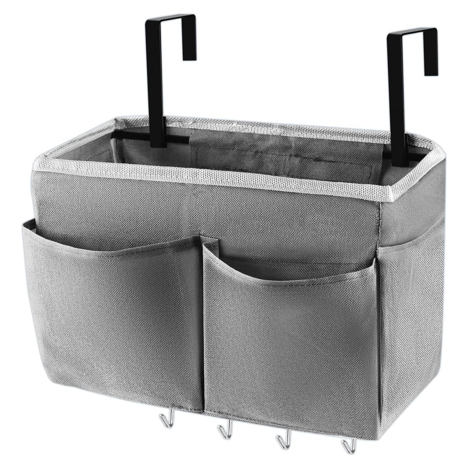 Organizador de Almacenamiento de Noche Frjjthchy 5 Bolsillos Gris