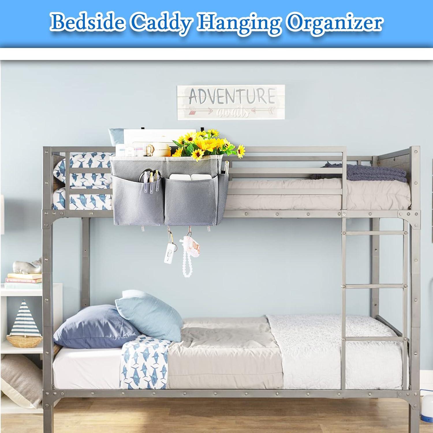 Organizador de Almacenamiento de Noche Frjjthchy 5 Bolsillos Gris