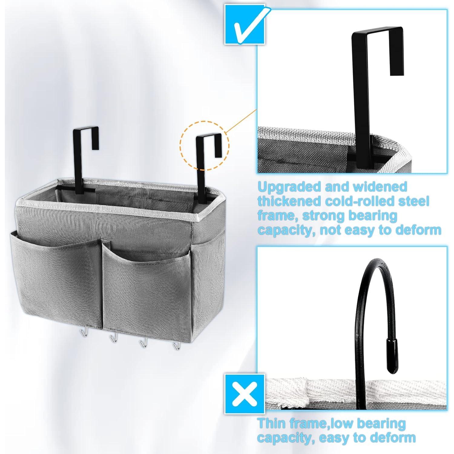 Organizador de Almacenamiento de Noche Frjjthchy 5 Bolsillos Gris