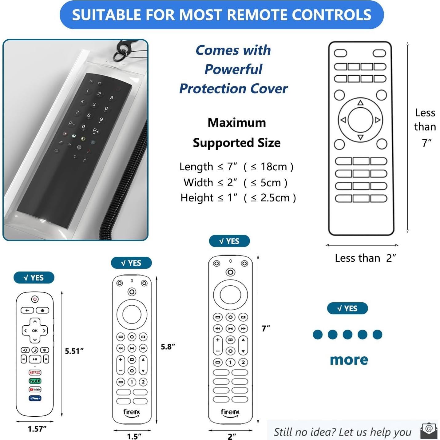 Correa Retráctil HaisWonsa 10 pies para Control Remoto TV