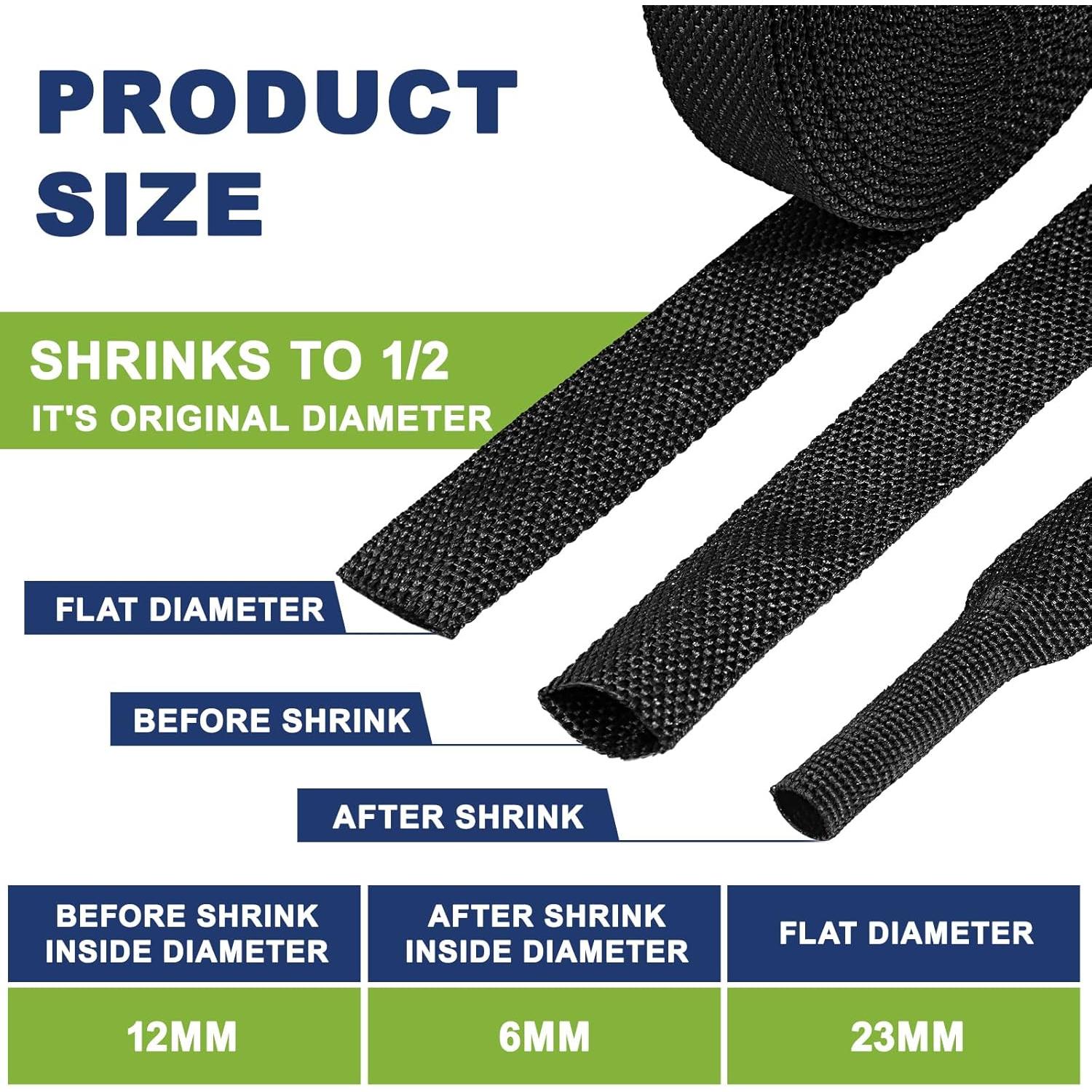 Manga de Cable Trenzada Termocontracción 2:1 Tsmhisd 7.62m