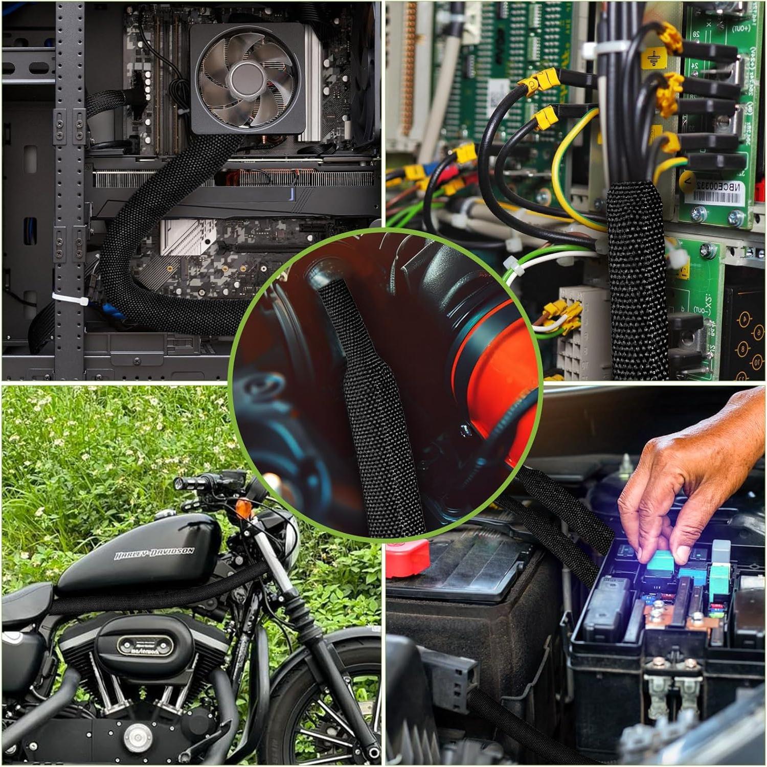 Manga de Cable Trenzada Termocontracción 2:1 Tsmhisd 7.62m