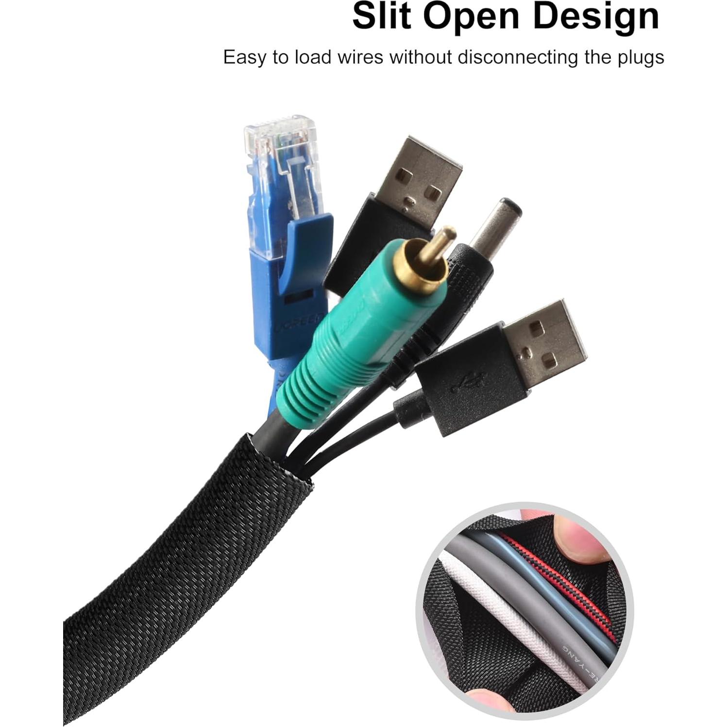 Protectores de Cables Secbolt 3.05m Negro para Mascotas