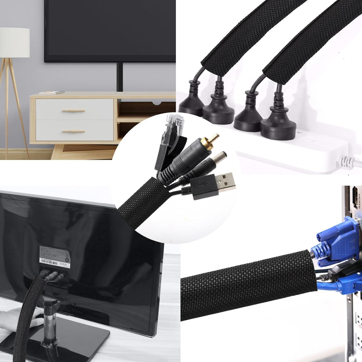 Protectores de Cables Secbolt 3.05m Negro para Mascotas