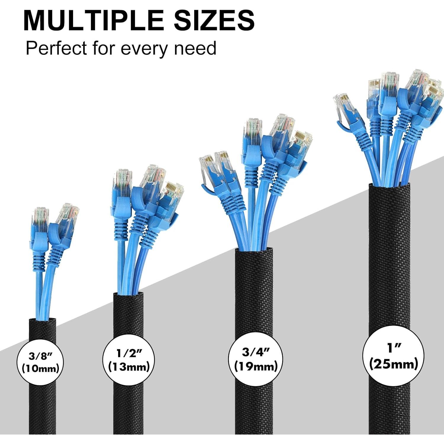 Protectores de Cables Secbolt 3.05m Negro para Mascotas