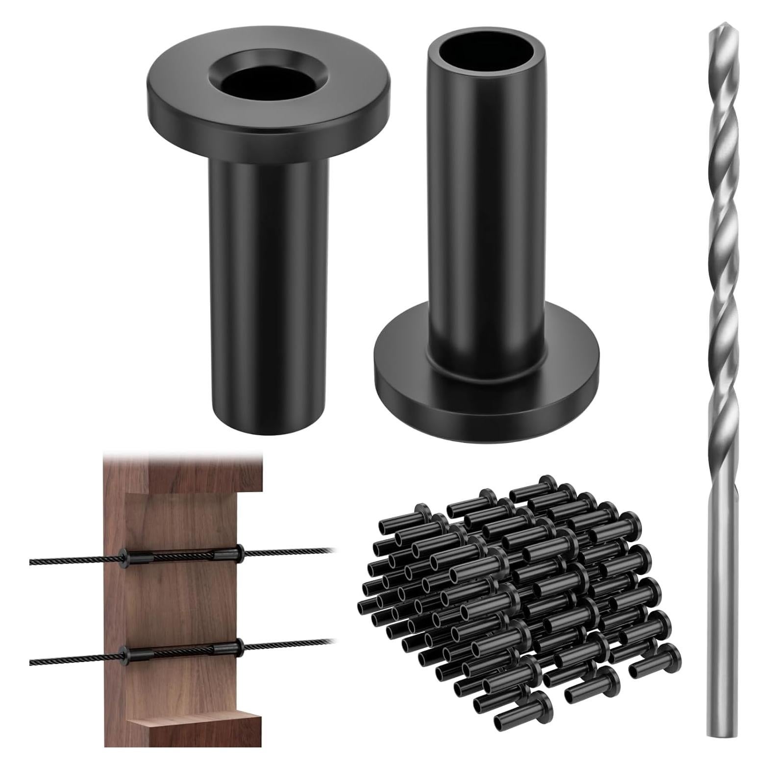 Mangas Protectores de Acero Inoxidable CELYND - 50 Unidades 3.18 mm