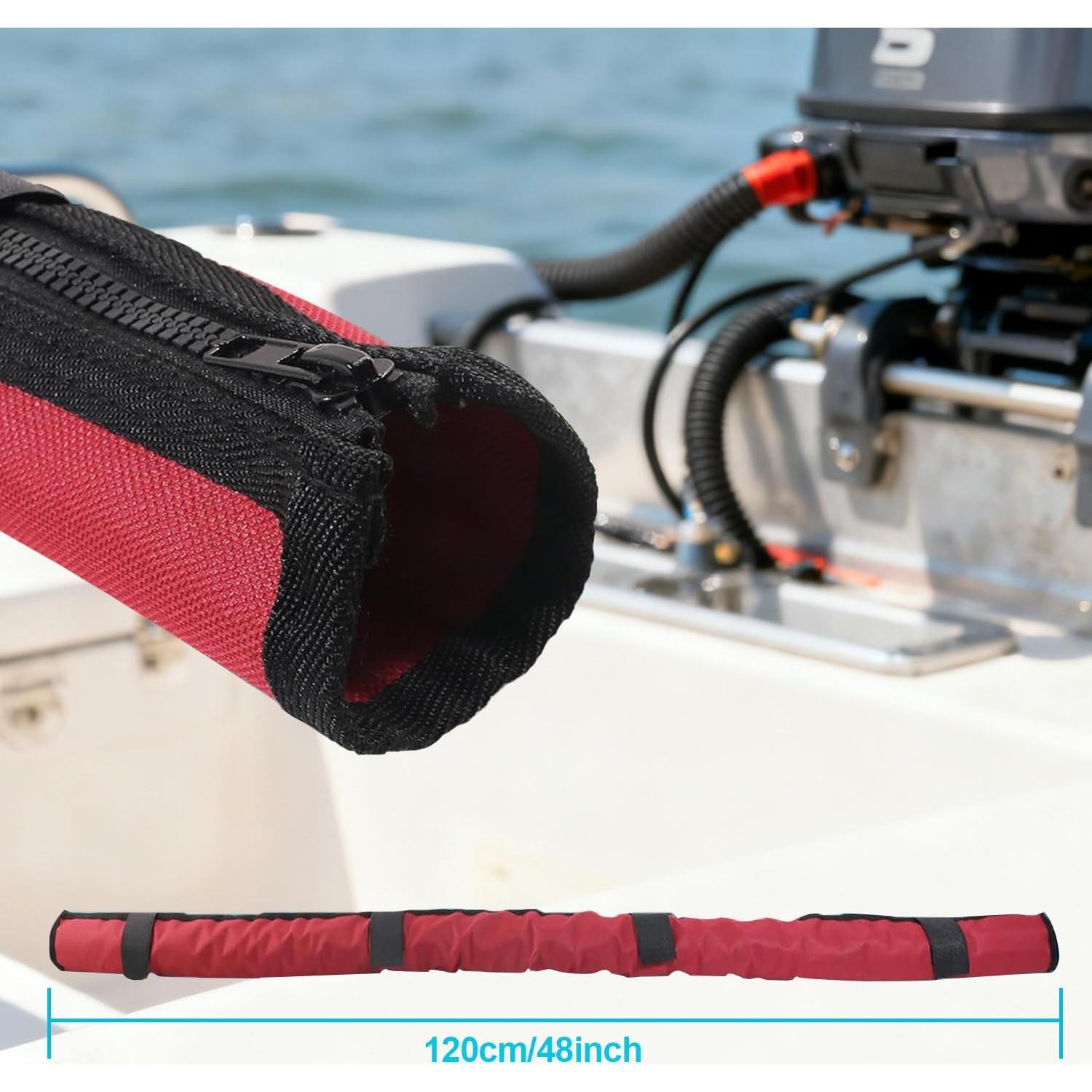 Funda de Cable con Cremallera PLUSUTV para Motor de Arrastre 121.9 cm