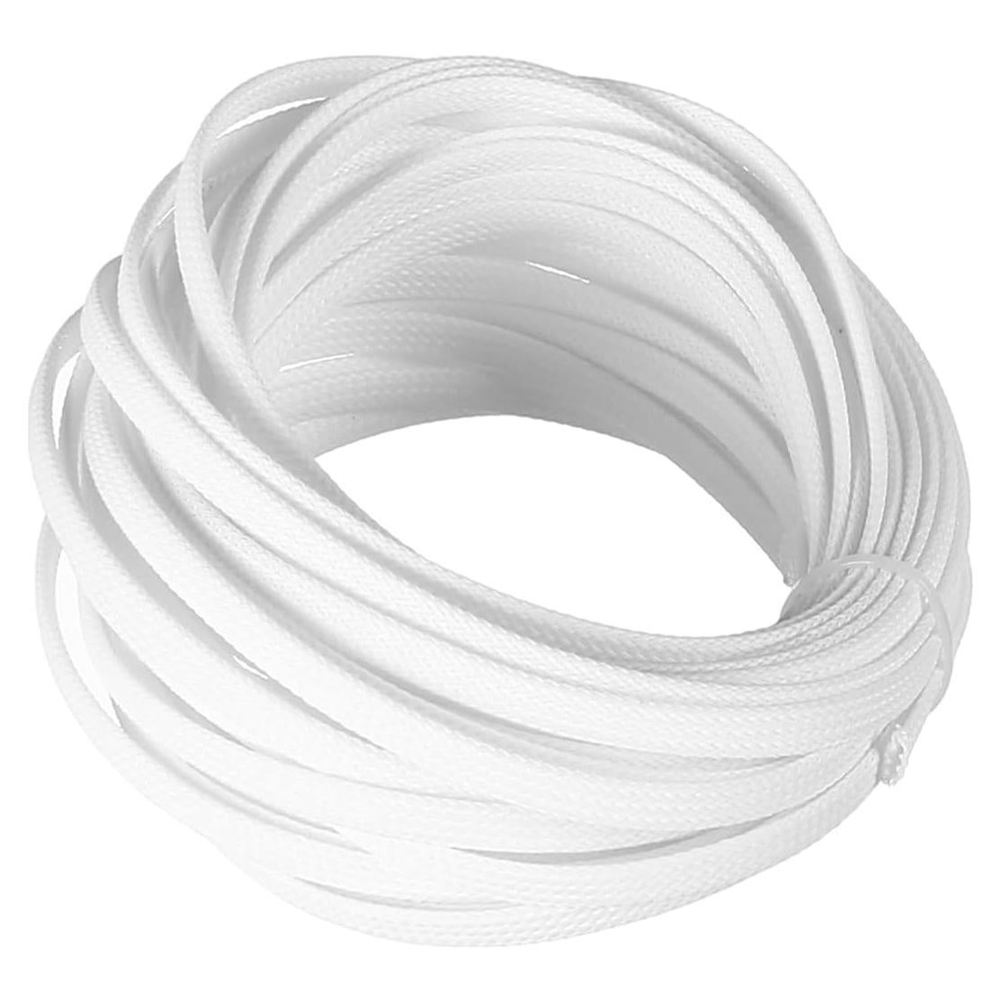 Manga de Cable Trenzada Othmro 10m x 6mm Blanca Organizador