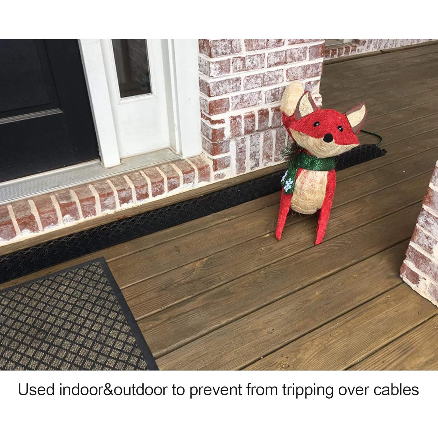 Cubierta de Cable de Piso Anbotek 1 Canal 96.5 cm Negro