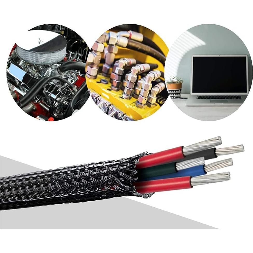 Manguito Trenzado Expandible Hegebeck 10m x 6mm Púrpura