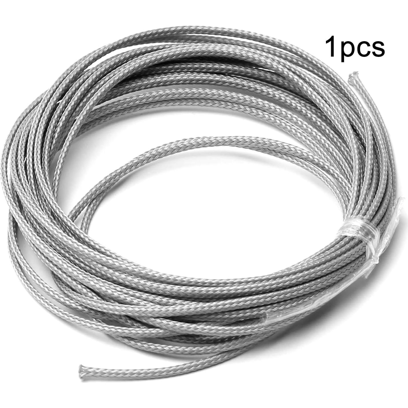 Manga de Cable Trenzada Othmro 5m Gris 3mm Organizador