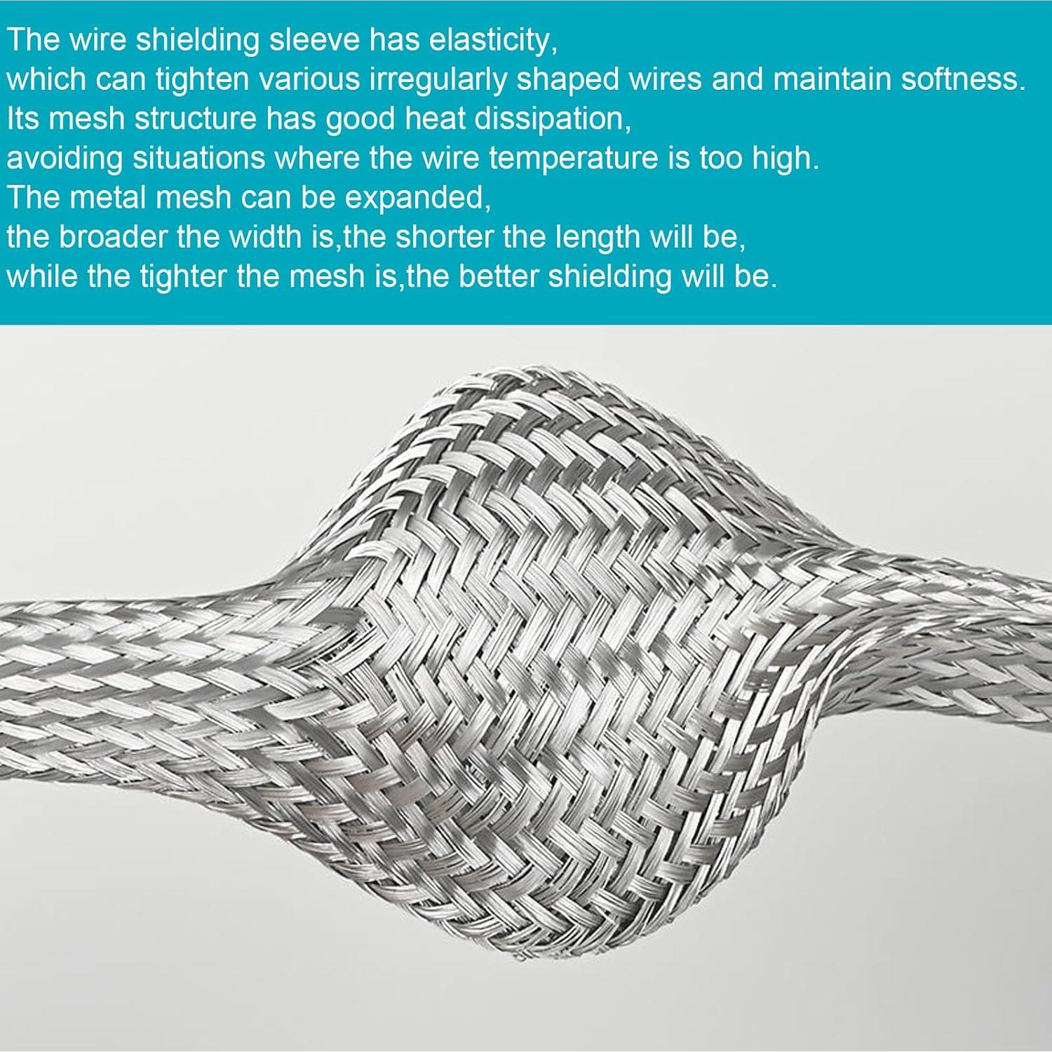 Manga de Blindaje de Cable EMI RFI Kokey-xy 3/8" 16FT Cobre