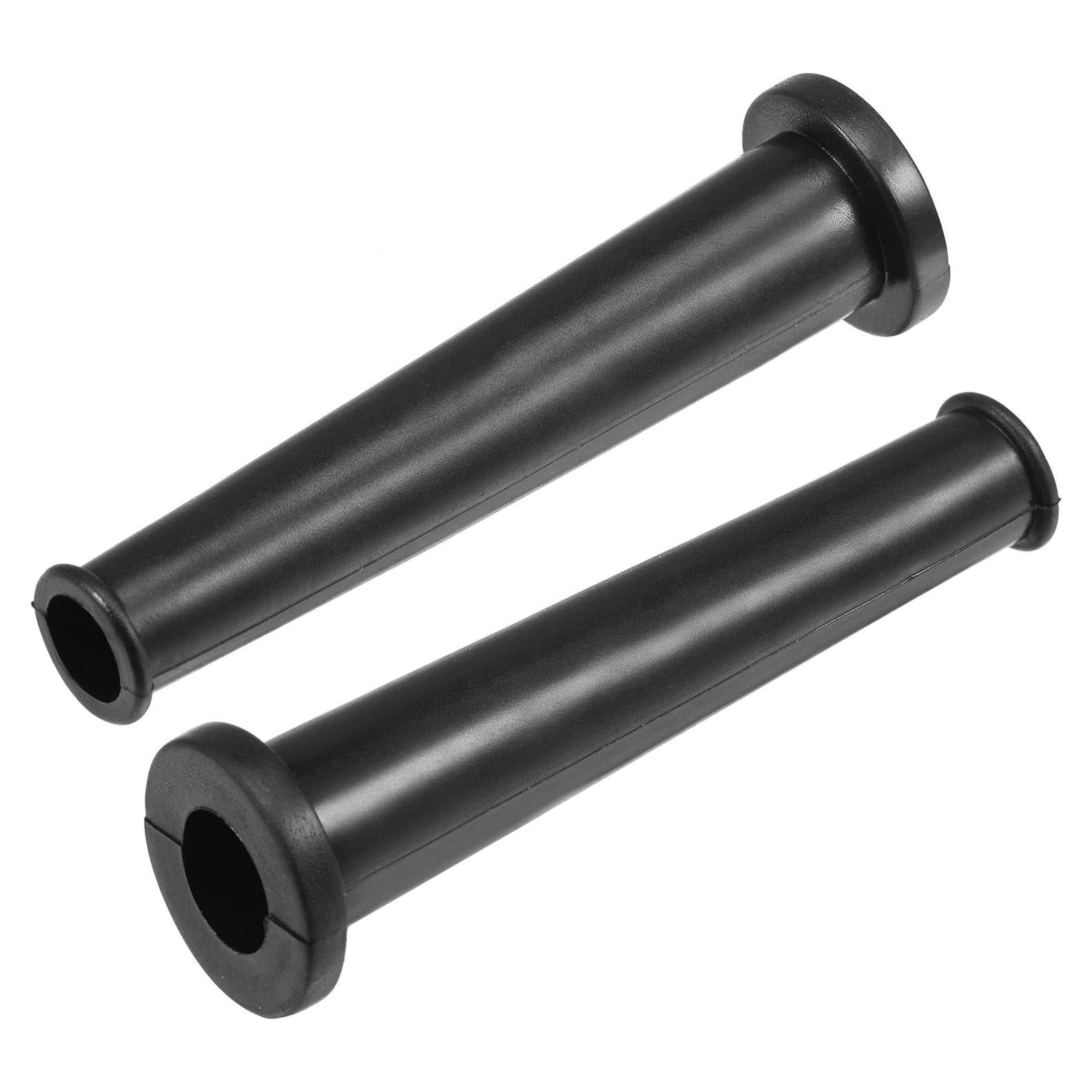 Protector de Cable de Goma uxcell 80mm Negro 5 Pcs