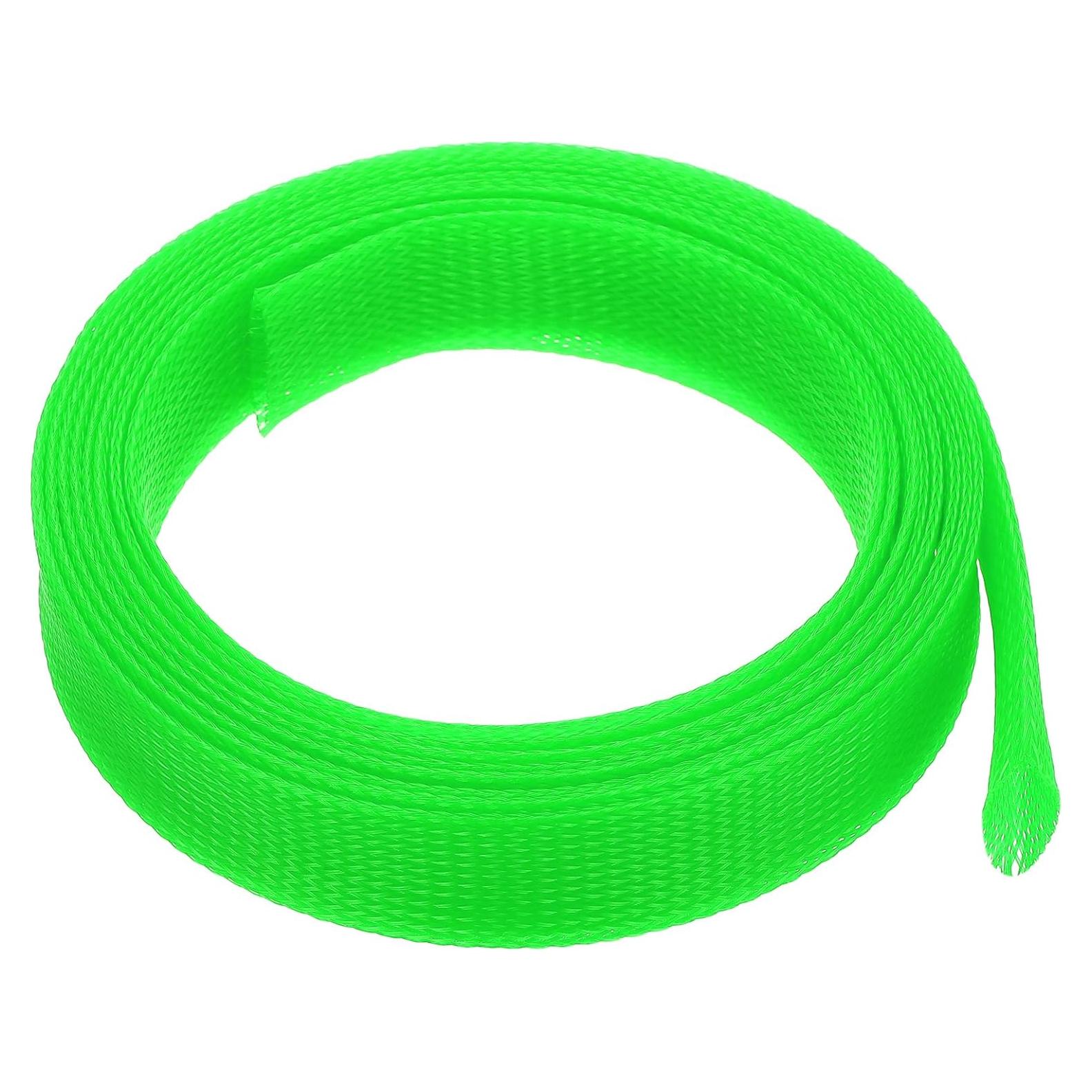 Manguito Expandible uxcell 39.8mm x 3m Verde Aislante