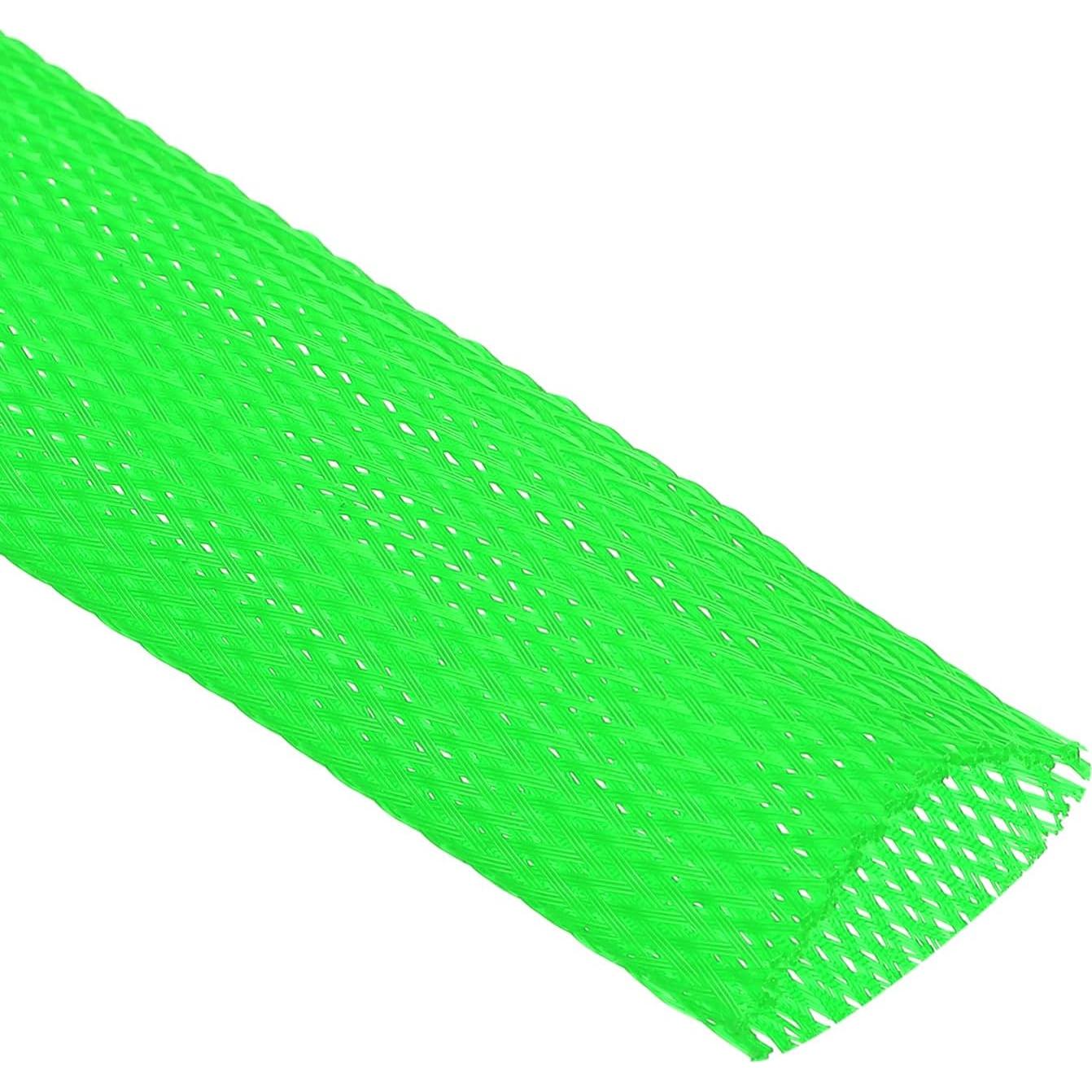 Manguito Expandible uxcell 39.8mm x 3m Verde Aislante