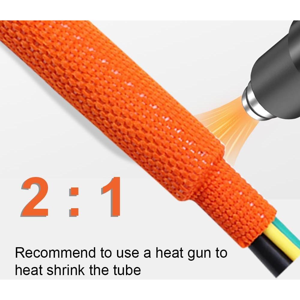 Manga Trenzada Termoretráctil ROCKDIG 20 pies 20mm 2:1