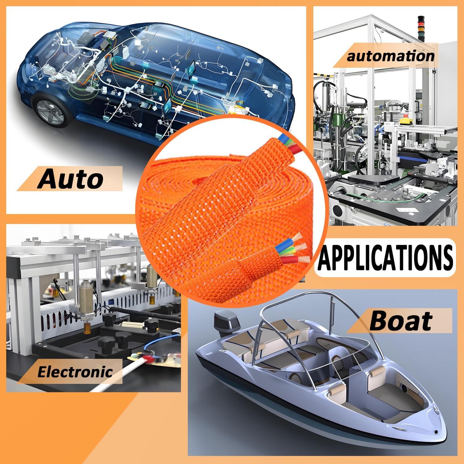 Manga Trenzada Termoretráctil ROCKDIG 20 pies 20mm 2:1