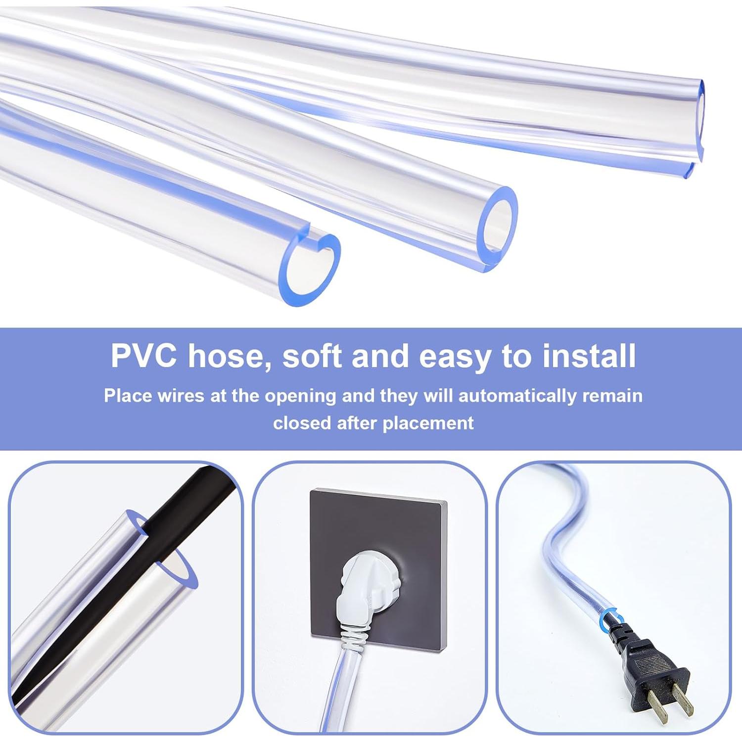 Protector de Cable para Mascotas Pangda 9.14 m Transparente