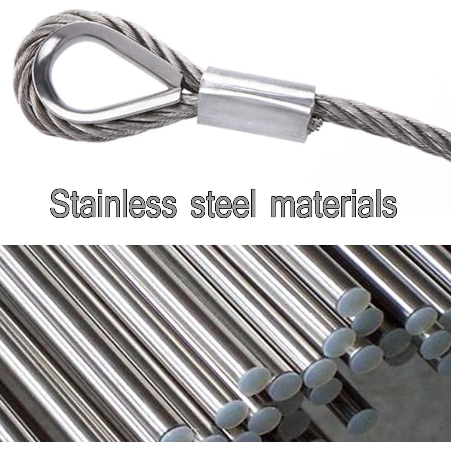 30 Manguitos de Aluminio para Crimpado de Cable 6 mm Luckkyme