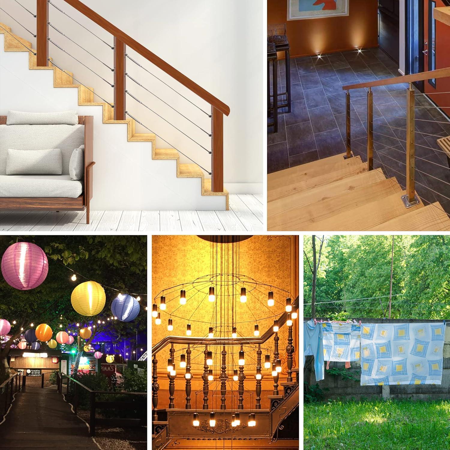 Helffer 50 Mangas Protectores Acero Inoxidable T316 3.2mm