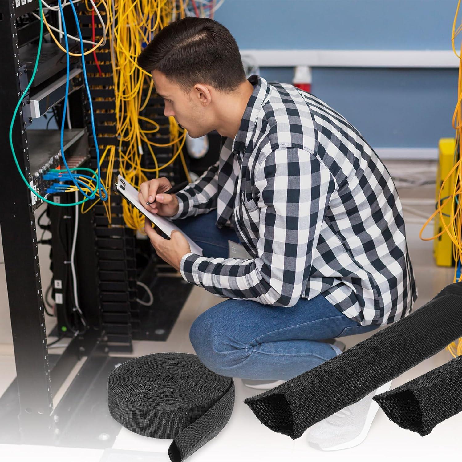 Manga Protectora de Manguera Hidráulica Tobeelec 10m Nylon