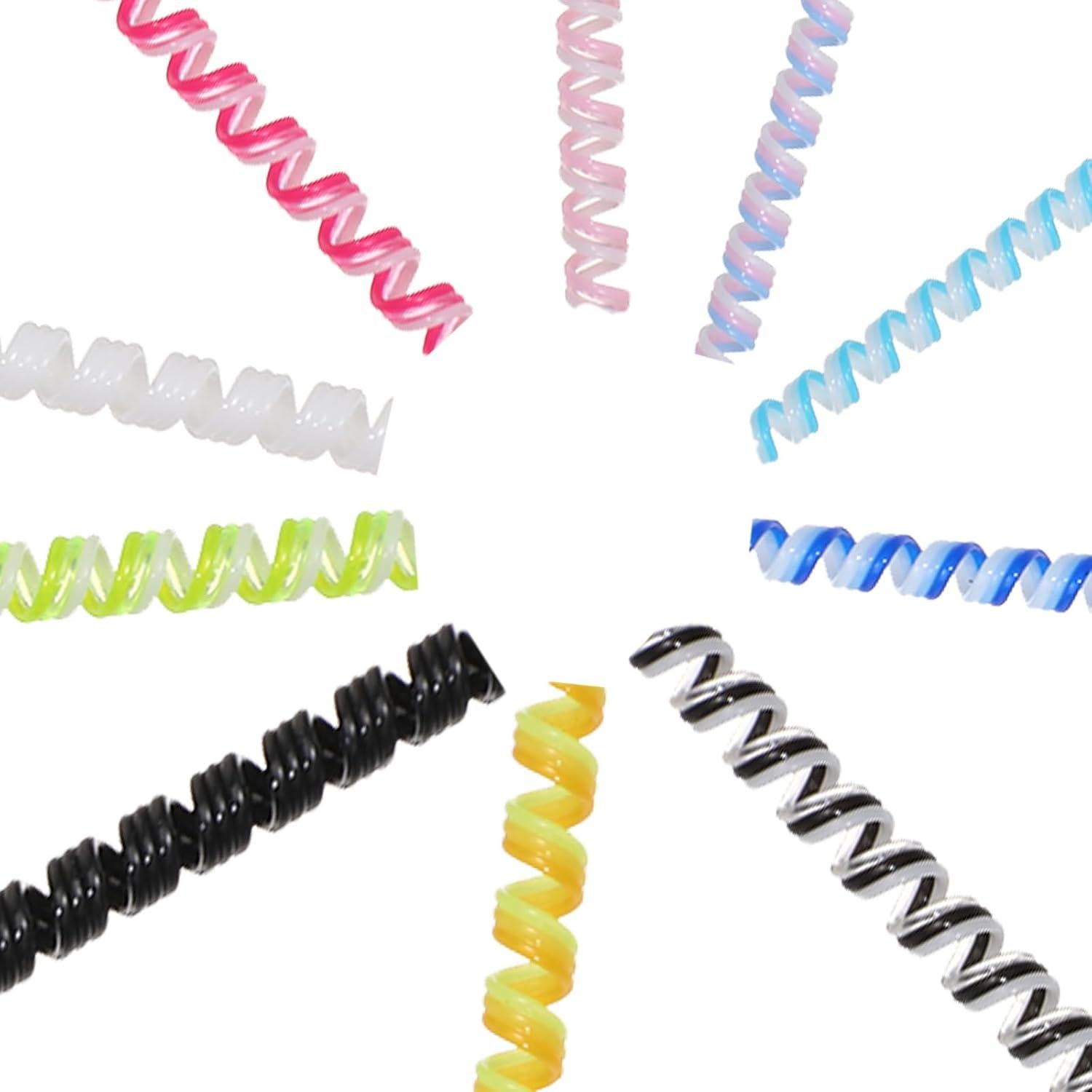 Protector de Cable Espiral Bewudy 1.4m 10 Pcs Multicolor