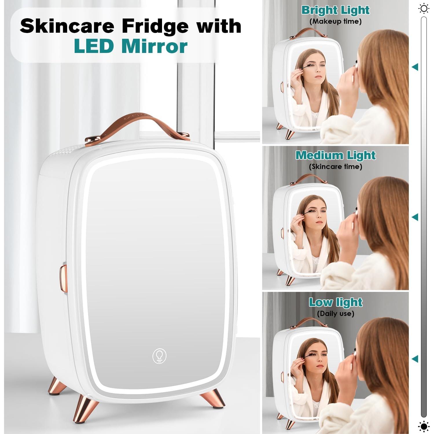 Refrigerador Mini JSTPRO 6L para Cuidado de la Piel y Maquillaje