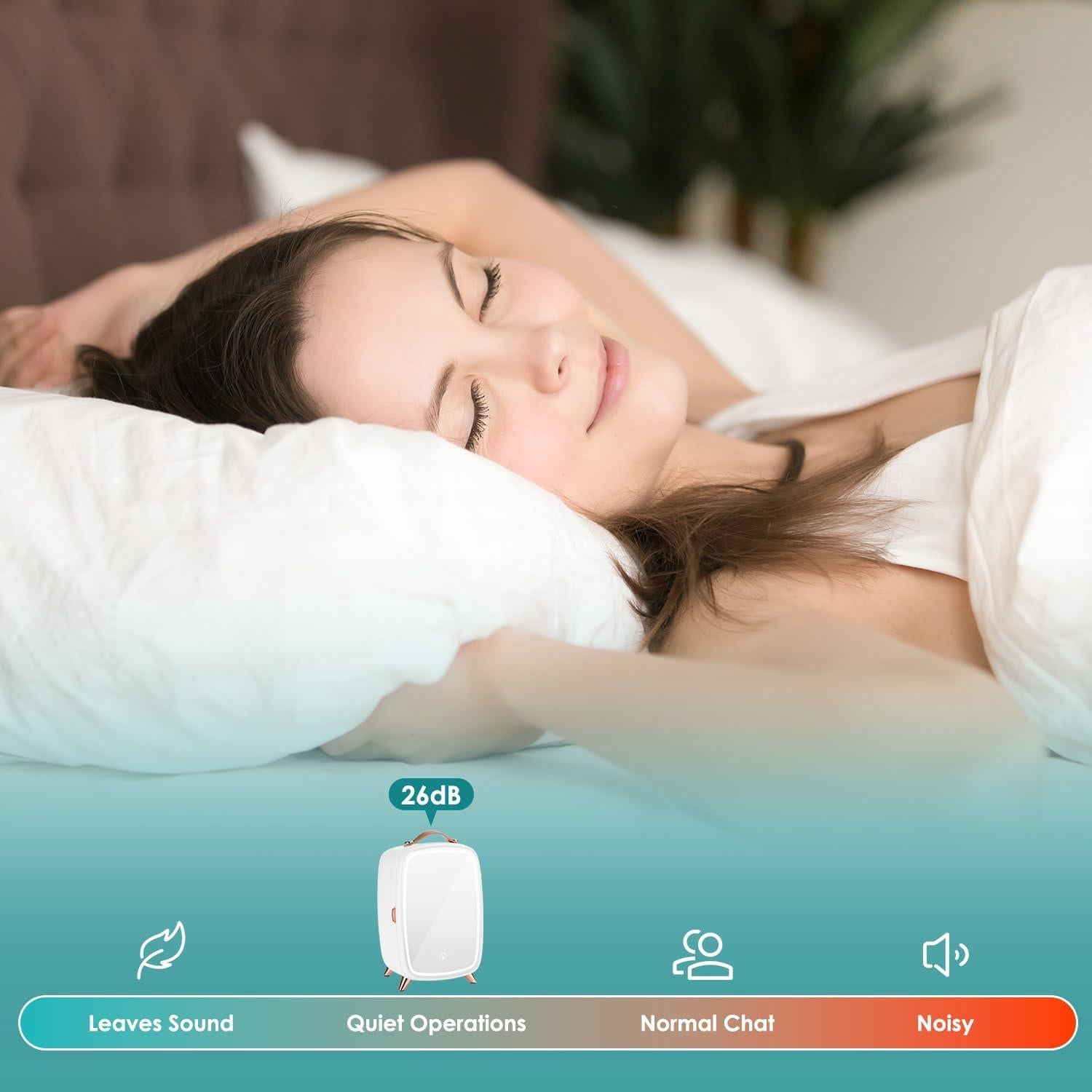 Refrigerador Mini JSTPRO 6L para Cuidado de la Piel y Maquillaje