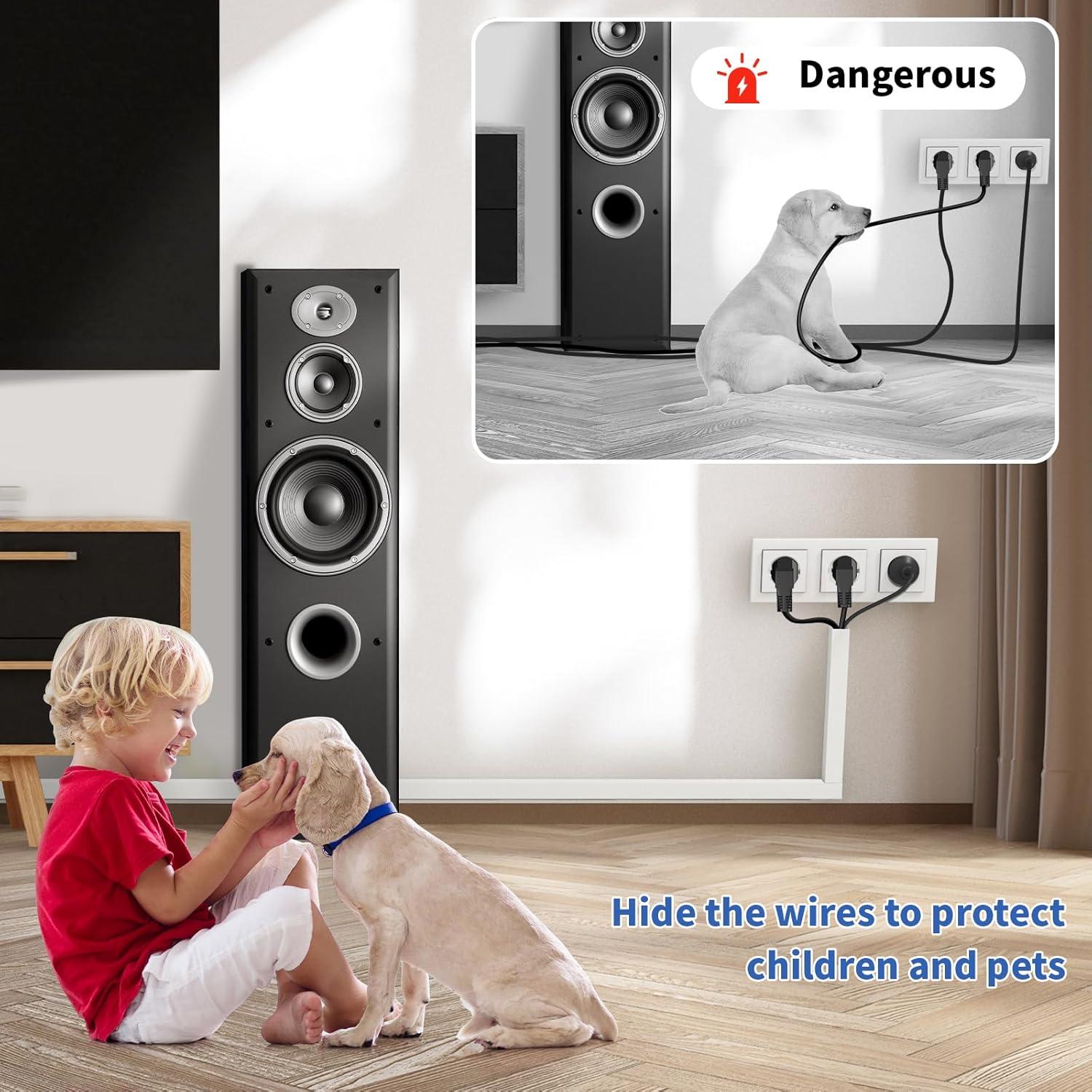 Cubierta de cable pintable extra larga 600 cm Aispour