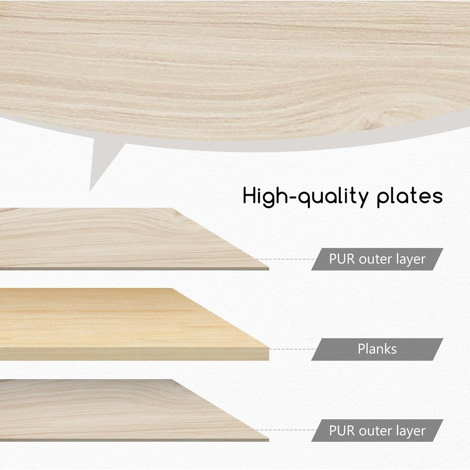 Organizador de Escritorio Jerry & Maggie Ajustable Madera Natural