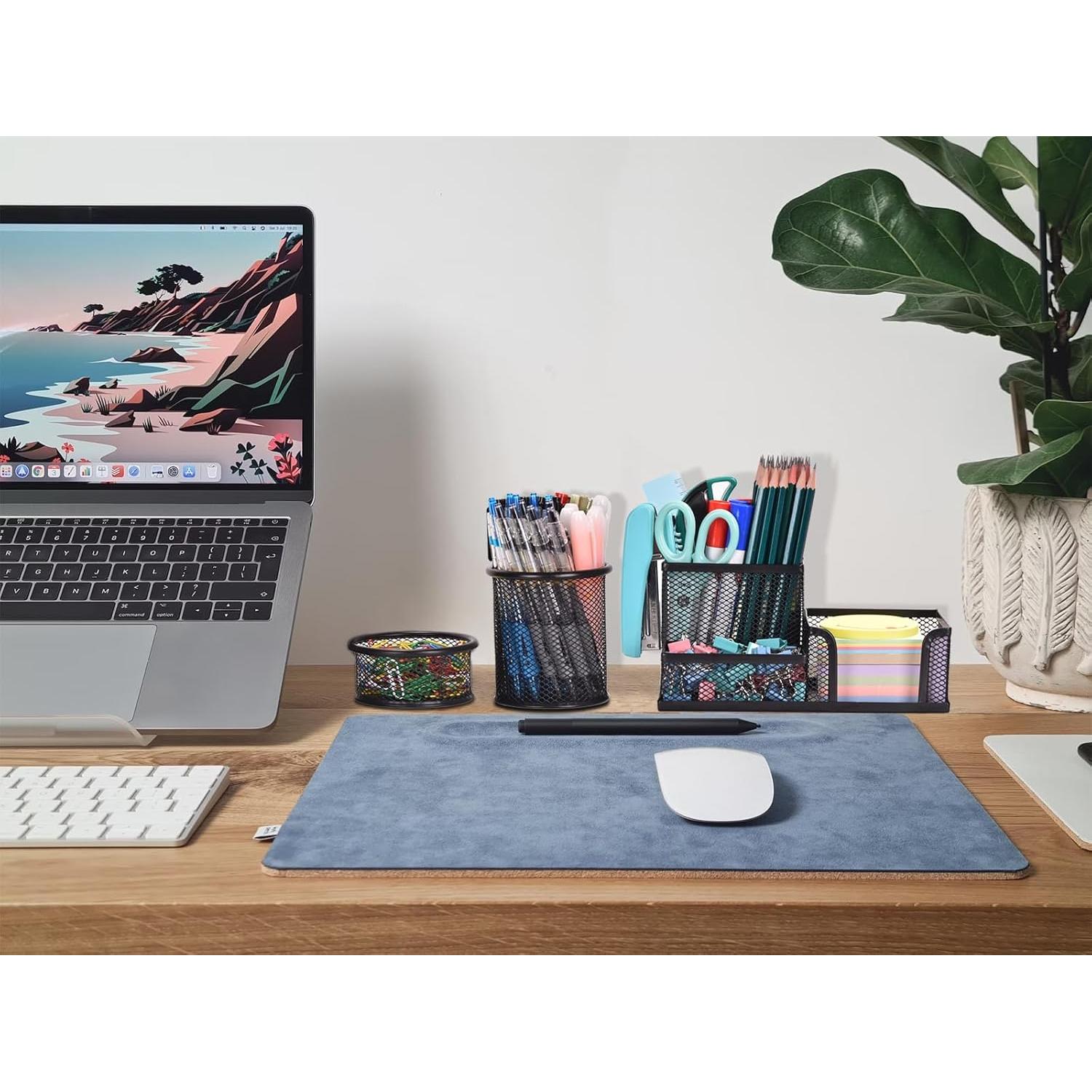 Organizador de Escritorio Freewindo 3 Piezas Metal Negro