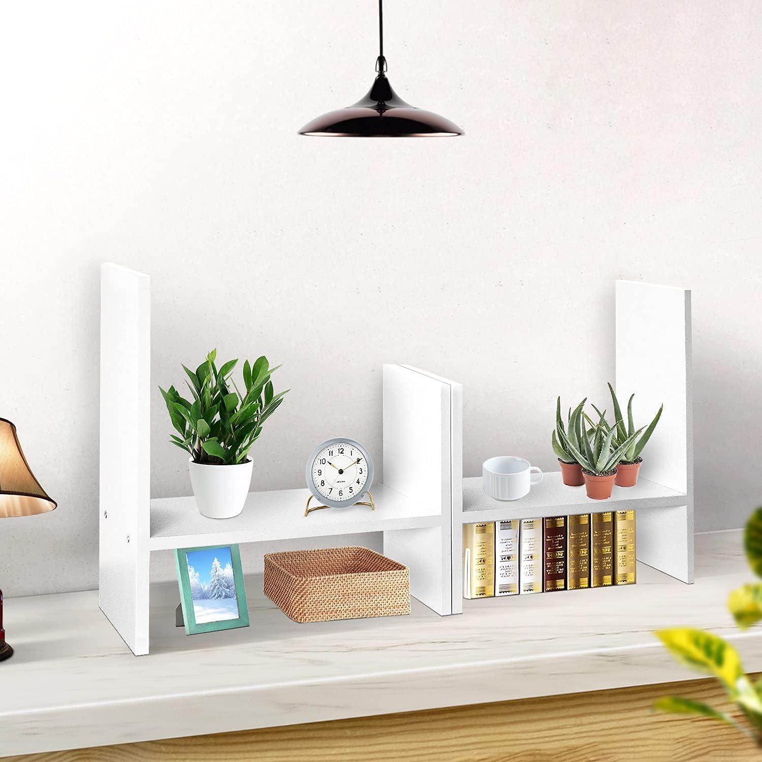 Organizador de Escritorio J.M.Deco Blanco Ajustable 2 Estantes