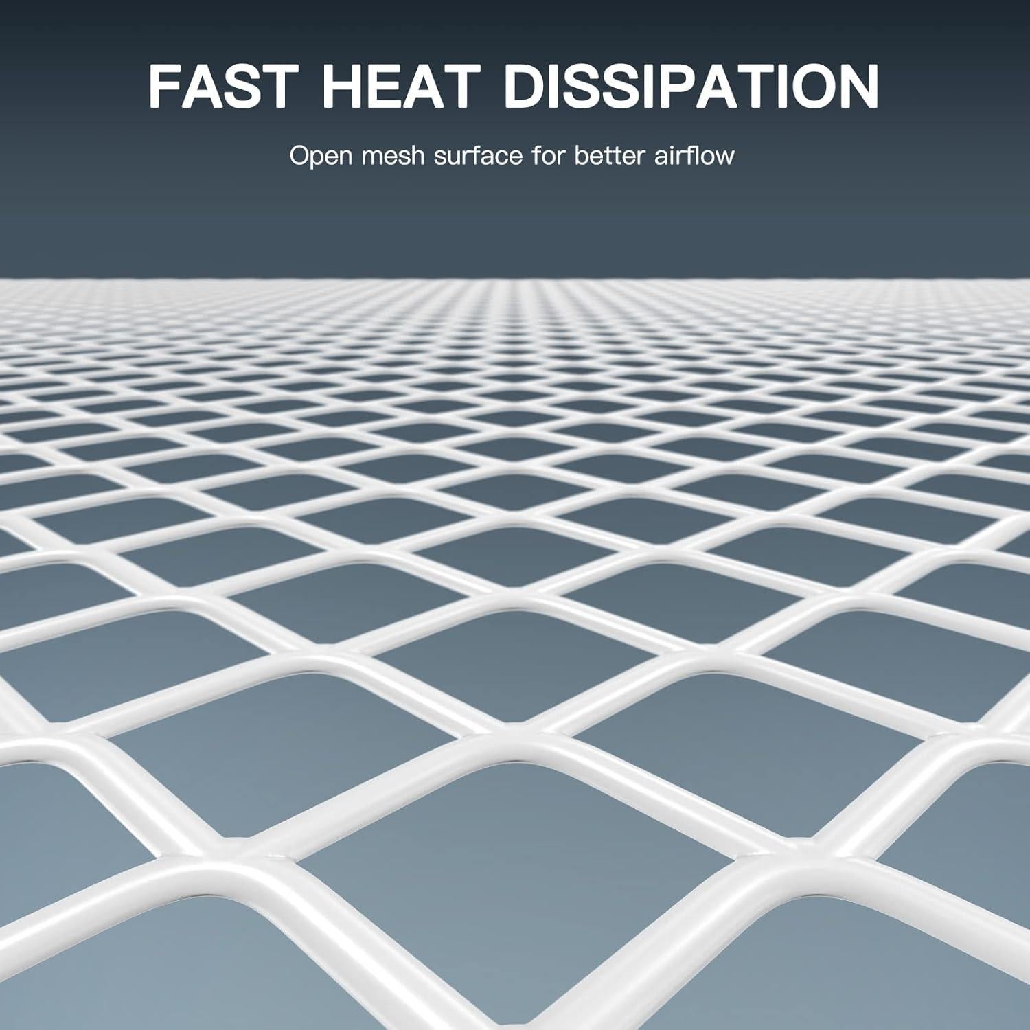 Soporte para Monitor Ergonómico HUANUO con Cajón Blanco