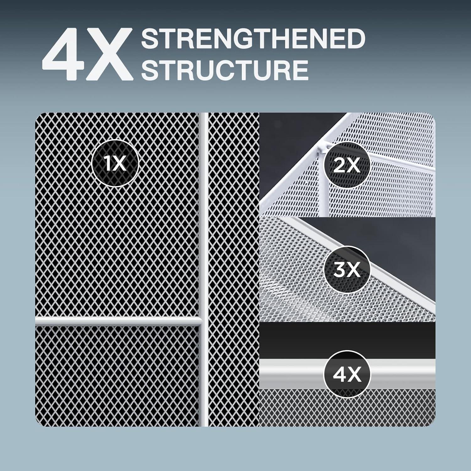 Soporte para Monitor Ergonómico HUANUO con Cajón Blanco