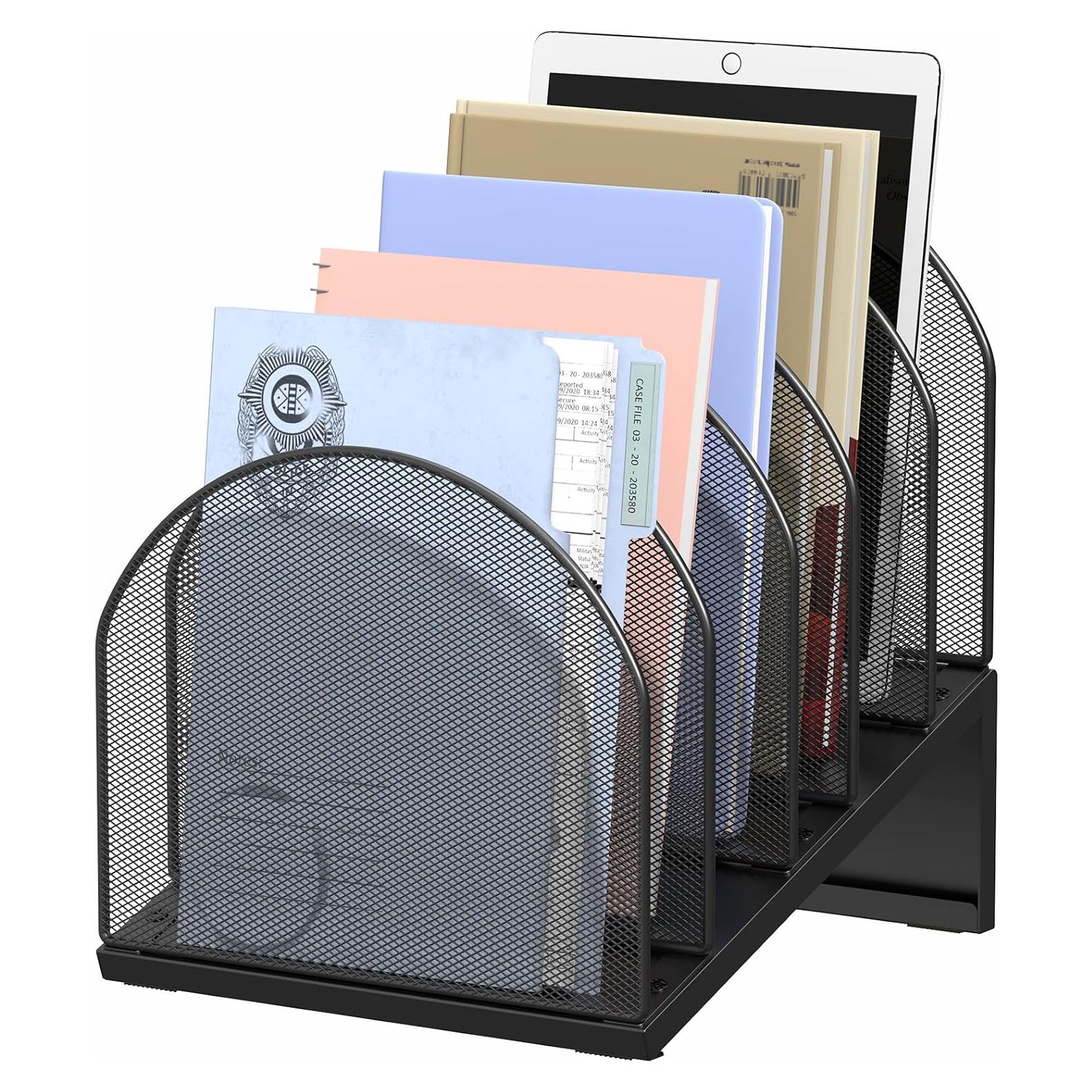 Organizador de Archivos de Escritorio OUTIOE 5 Secciones Negro