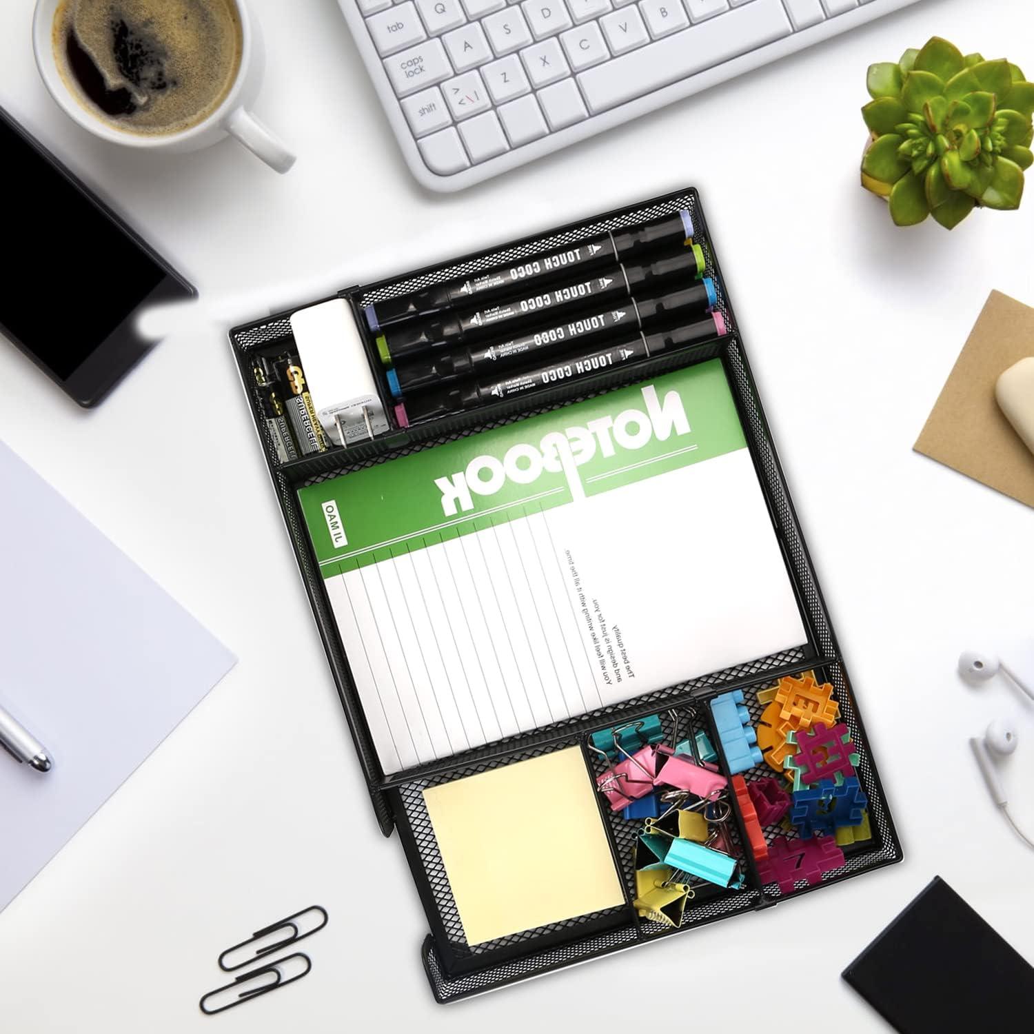 Organizador de Cajón de Escritorio EsOfficce 6 Rejillas Ajustables