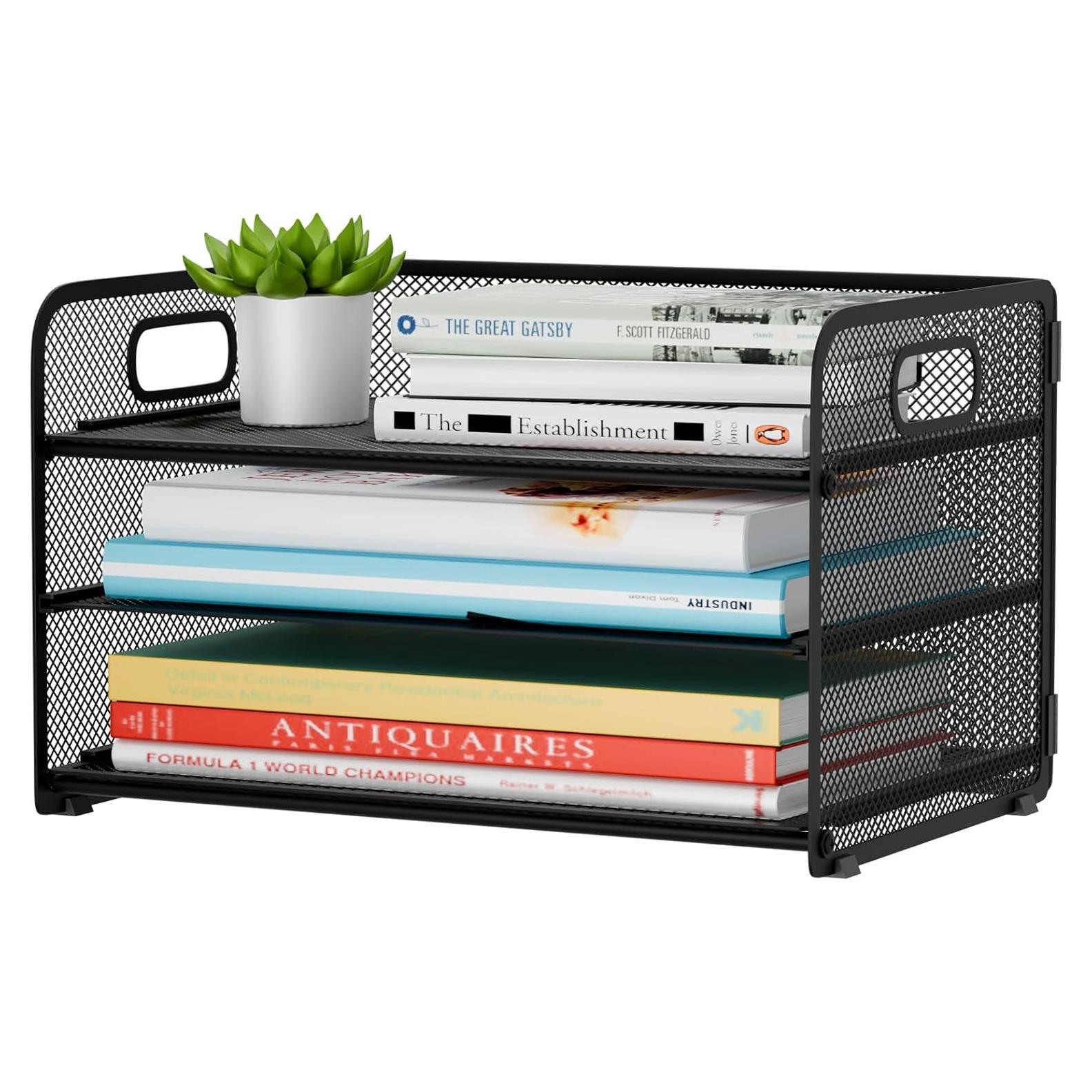 Organizador de Escritorio de 3 Niveles GDINDINFAN Negro