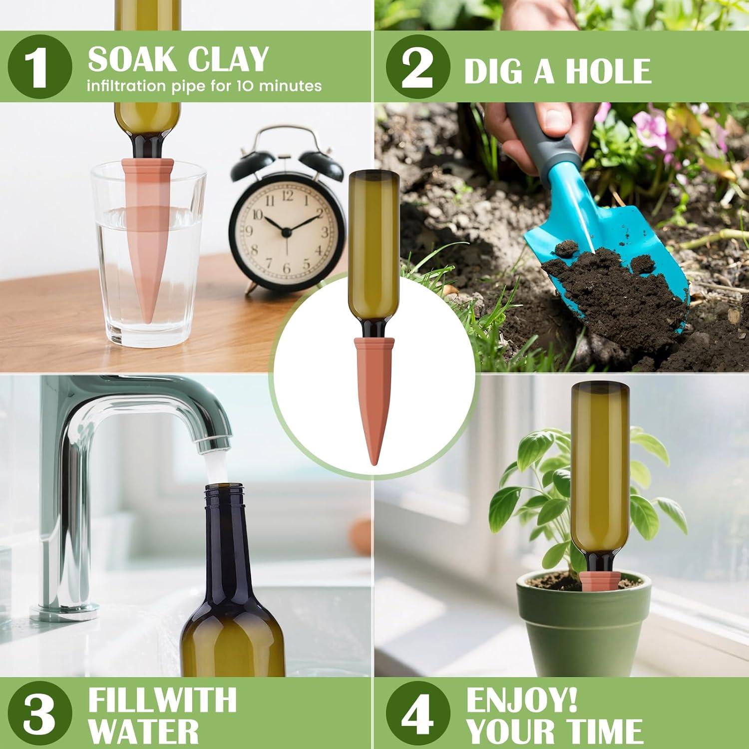 Kit de Autorriego para Plantas Shengyi - 12 Picos y Botellas